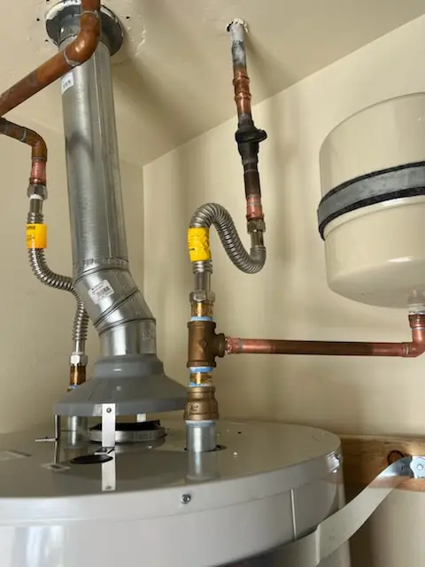 Water heater installation and plumbing repair in New Ulm
